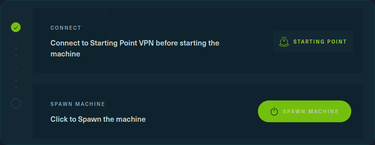 connect to starting point vpn