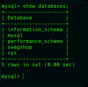 swagshop mysql