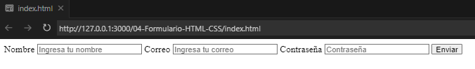 formularios en html